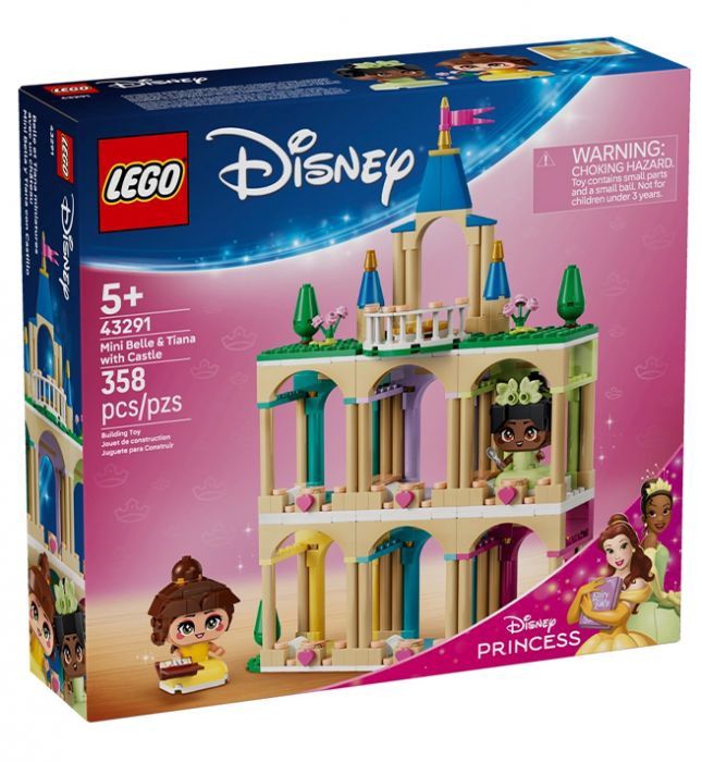 LEGO DISNEY MINI BELLE &amp; TIANA WITH CASTLE 43287