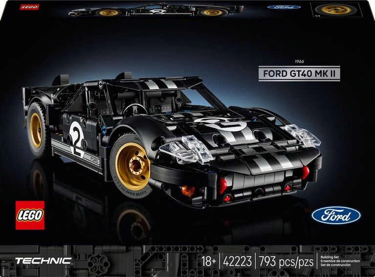 LEGO TECHNIC 1966 FORD GT40 MKII RACE CAR 42223