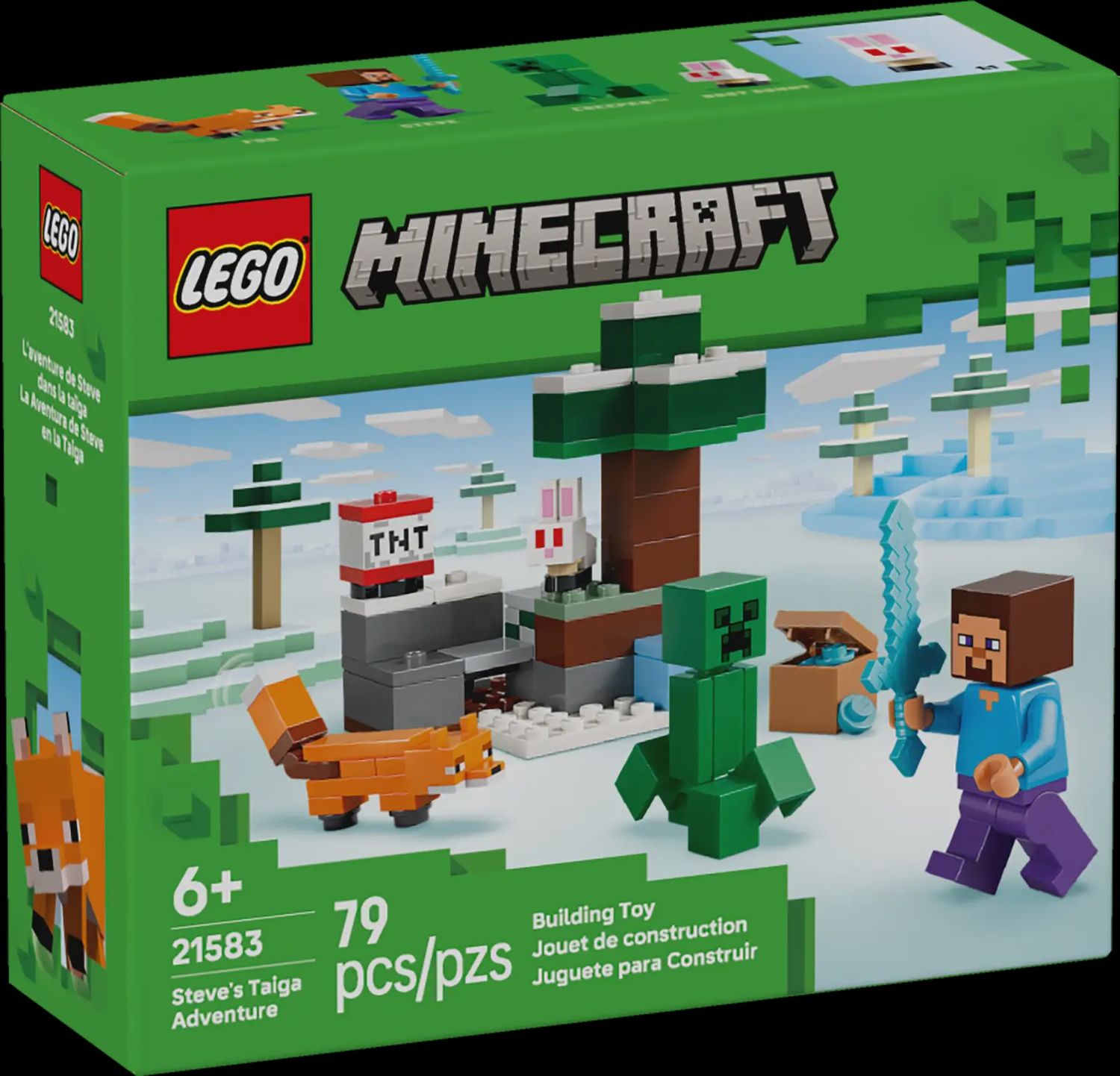 LEGO MINECRAFT STEVE'S TAIGA ADVENTURE 21583