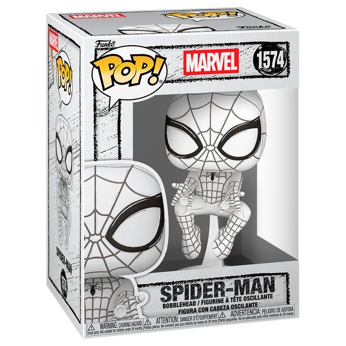 FUNKO POP! MARVEL SKETCHED SPIDER-MAN