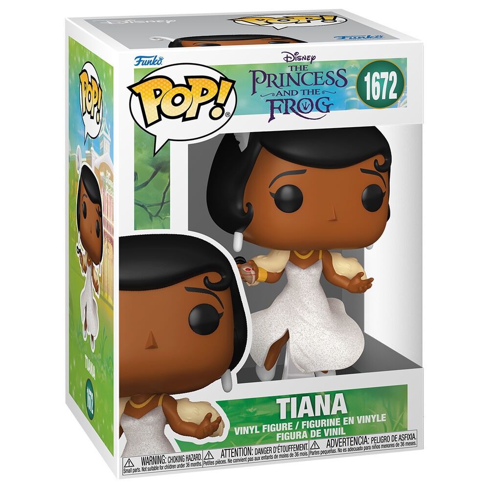 FUNKO POP! DISNEY PRINCESS &amp; THE FROG TIANA W/ GLITTER
