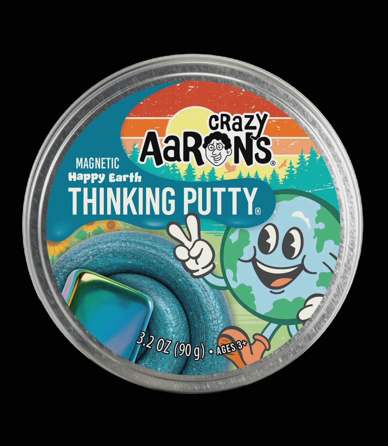4" THINKING PUTTY HAPPY EARTH