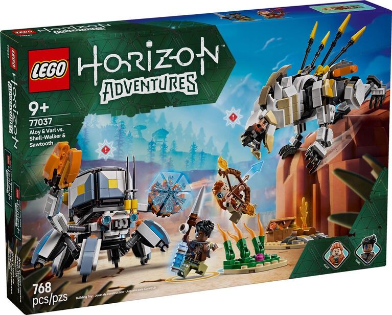 LEGO HORIZON ADVENTURES ALOY &amp; VARL VS SHELL-WALKER &amp; SAWTOOTH 77037
