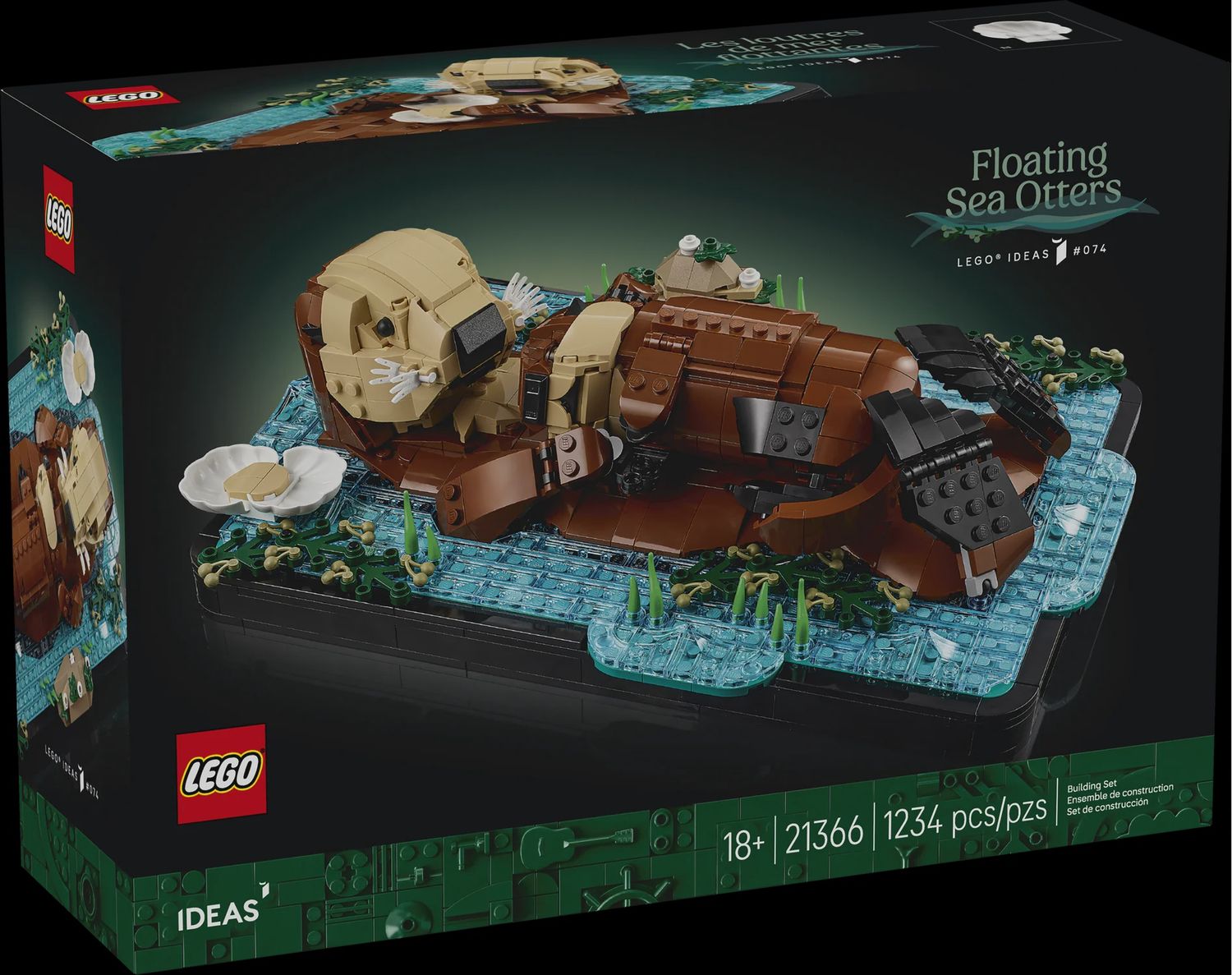 LEGO IDEAS FLOATING SEA OTTERS 21366