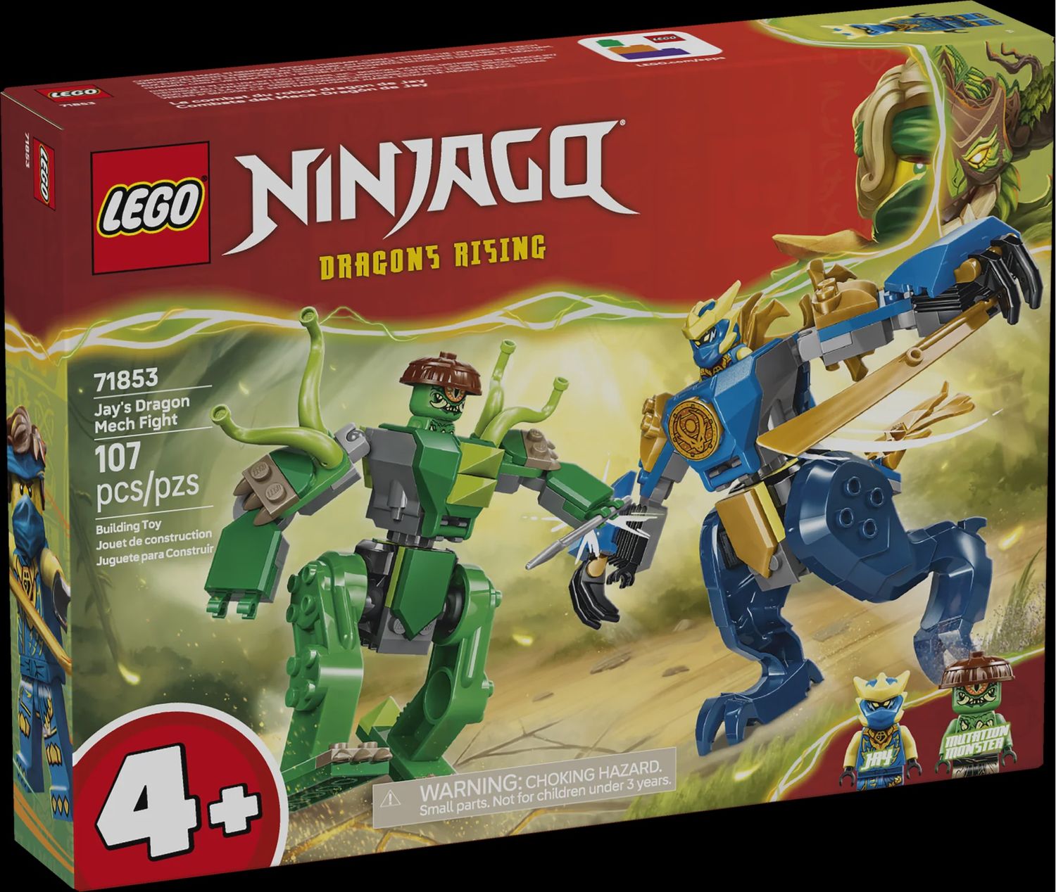 LEGO NINJAGO JAY'S DRAGON MECH FIGHT 71853