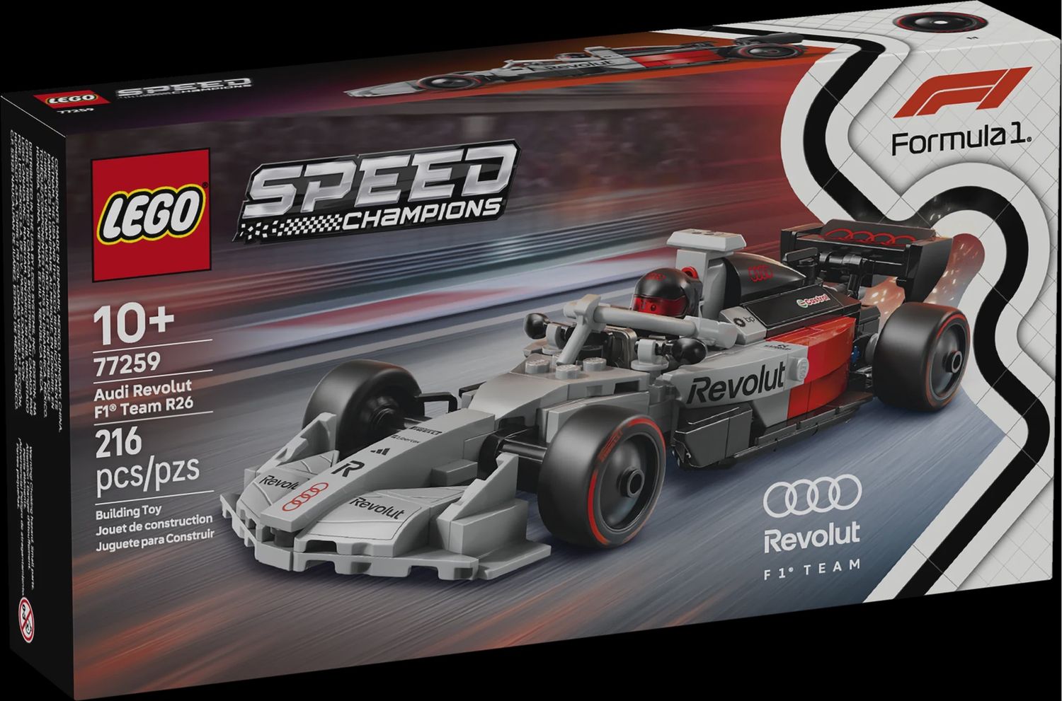 LEGO SPEED CHAMPIONS AUDI REVOLUT F1 TEAM R26 RACE CAR 77259