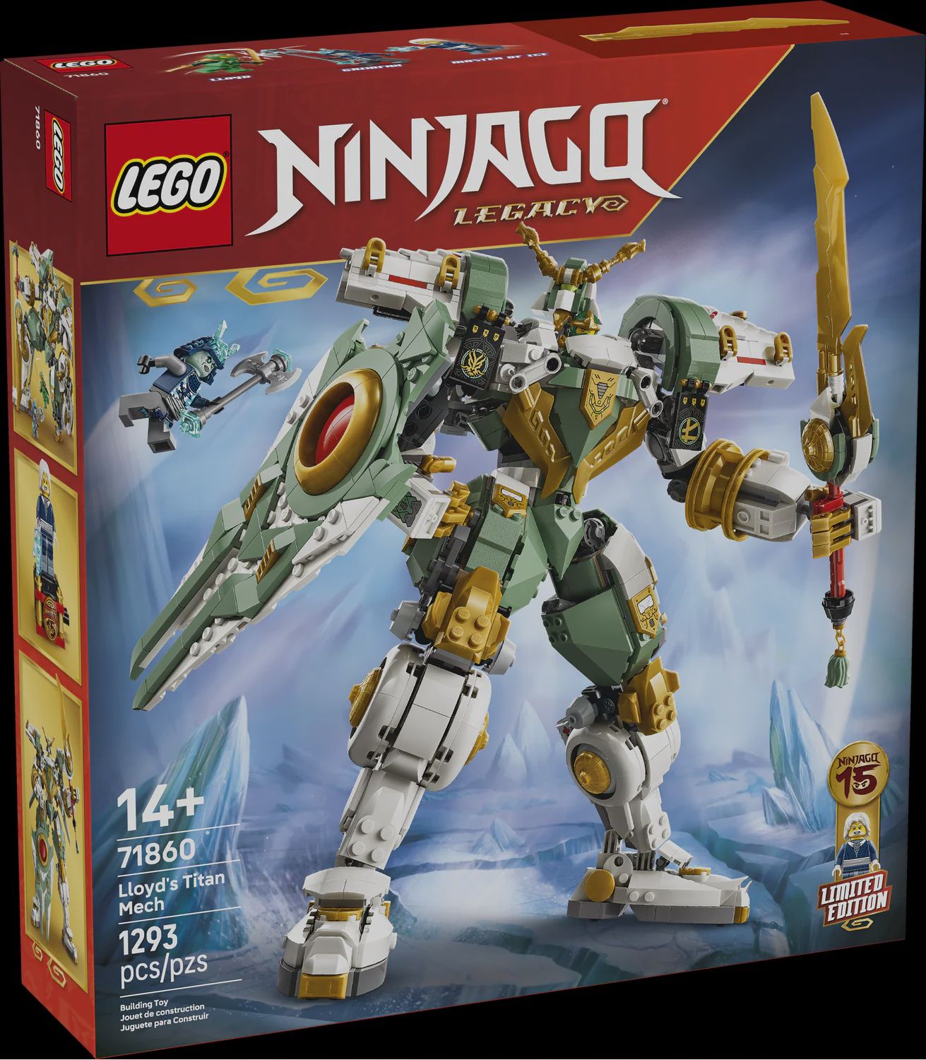 LEGO NINJAGO LLOYD'S TITAN MECH 15TH ANNIVERSARY 71860