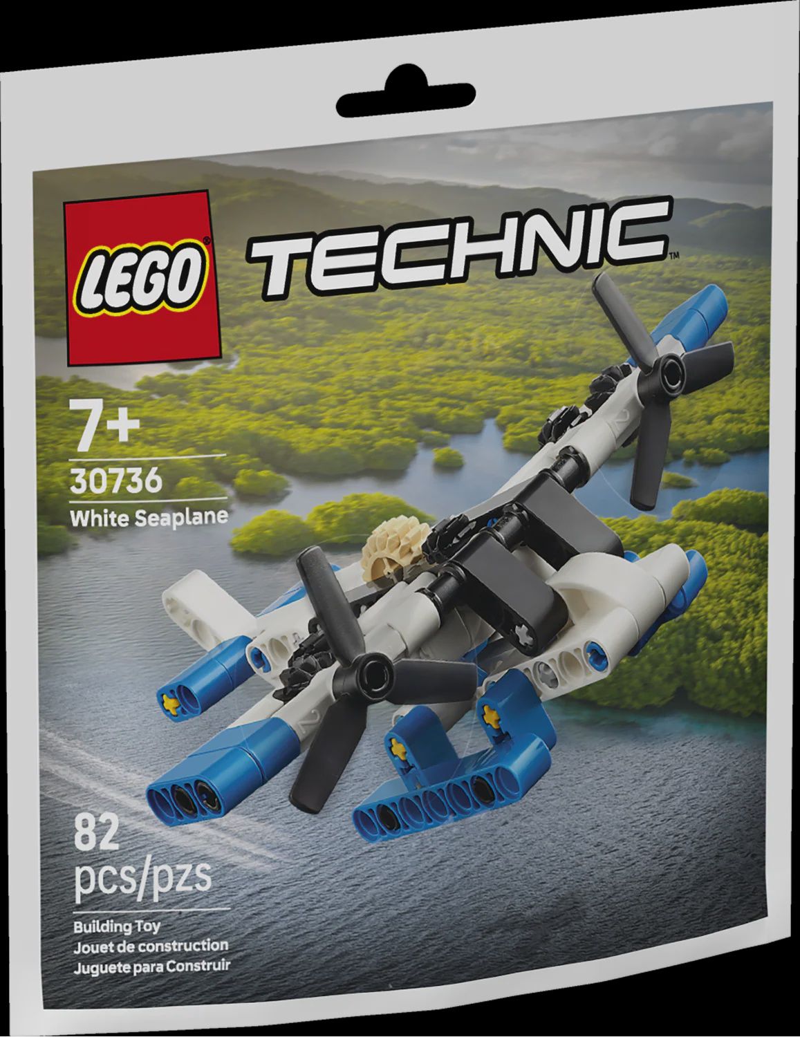 LEGO TECHNIC WHITE SEAPLANE 30736