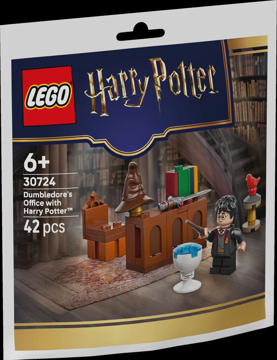 LEGO HARRY POTTER DUMBLEDORE'S OFFICE WITH HARRY POTTER