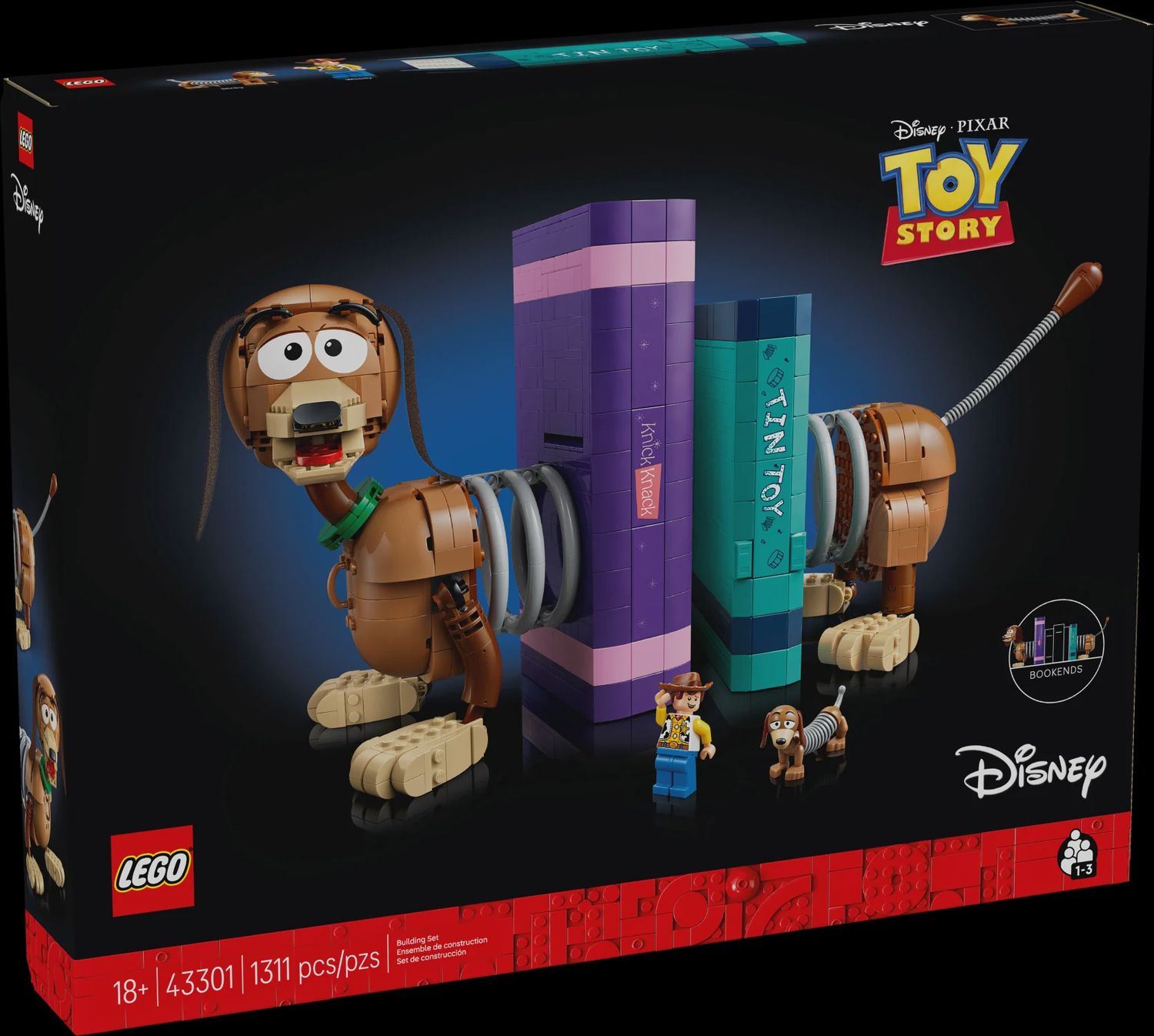 LEGO TOY STORY SLINKY DOG BOOKENDS 43301