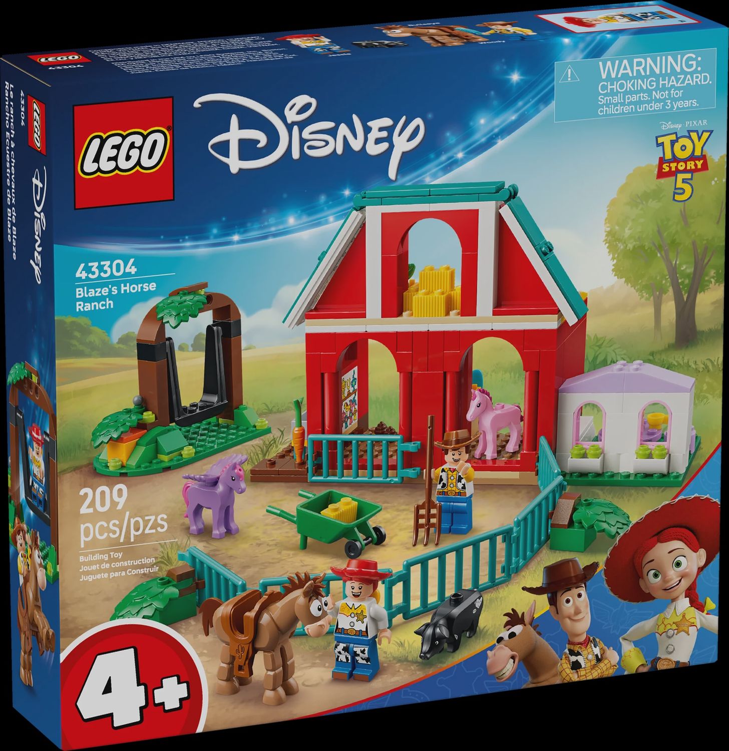 LEGO DISNEY PIXAR BLAZE'S HORSE RANCH 43304