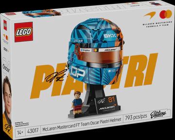 LEGO MCLAREN MASTERCARD F1 TEAM OSCAR PIASTRI HELMET 43017