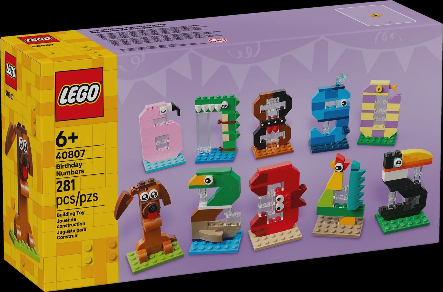 LEGO BIRTHDAY NUMBERS 40807