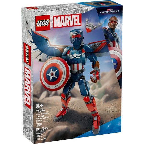 LEGO NEW CAPTAIN AMERICA CONSTRUCTION FIGURE 76296