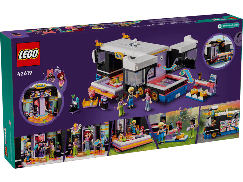 LEGO POP STAR MUSIC TOUR BUS 42619