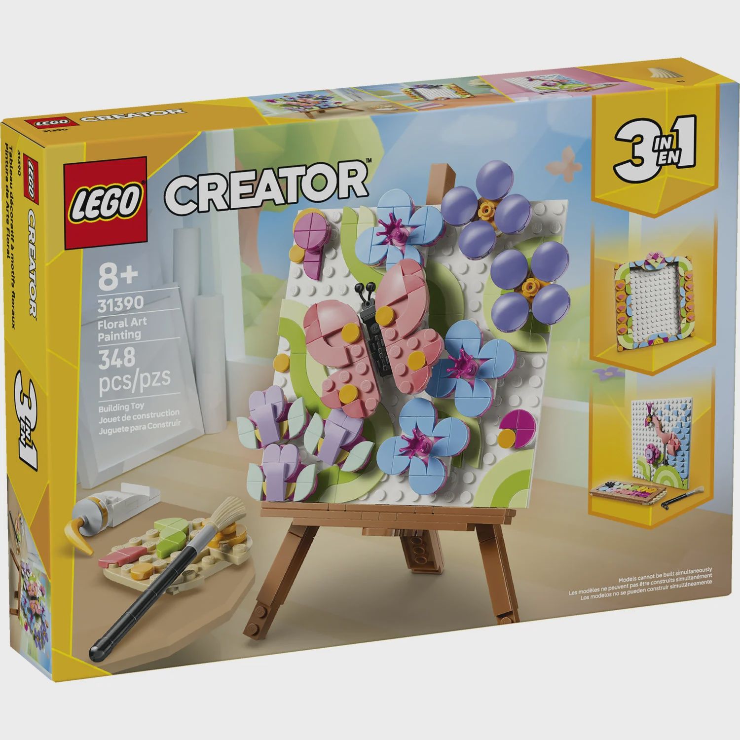 LEGO FLORAL ART DECOR PAINTING 31390