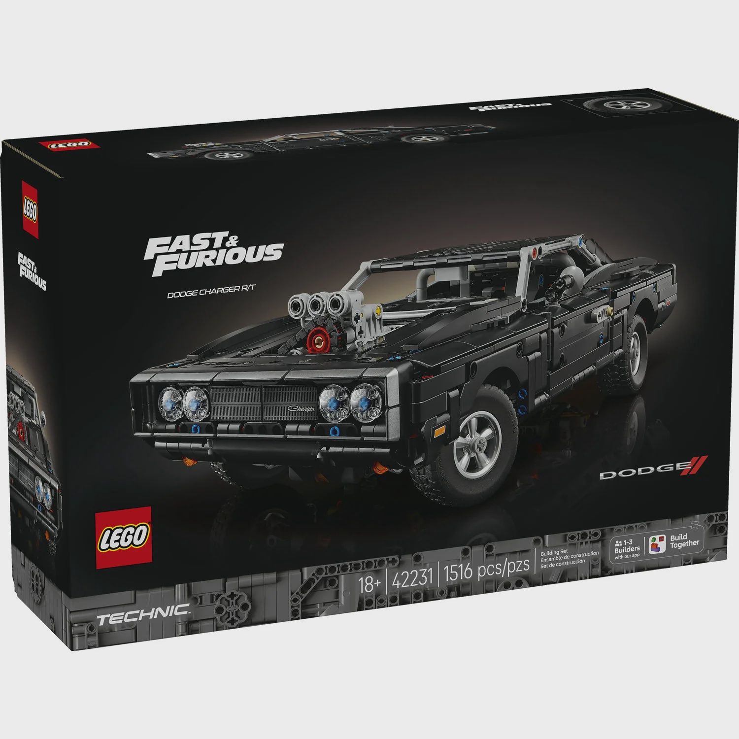 LEGO FAST AND FURIOUS DODGE CHARGER R/T CAR 42231