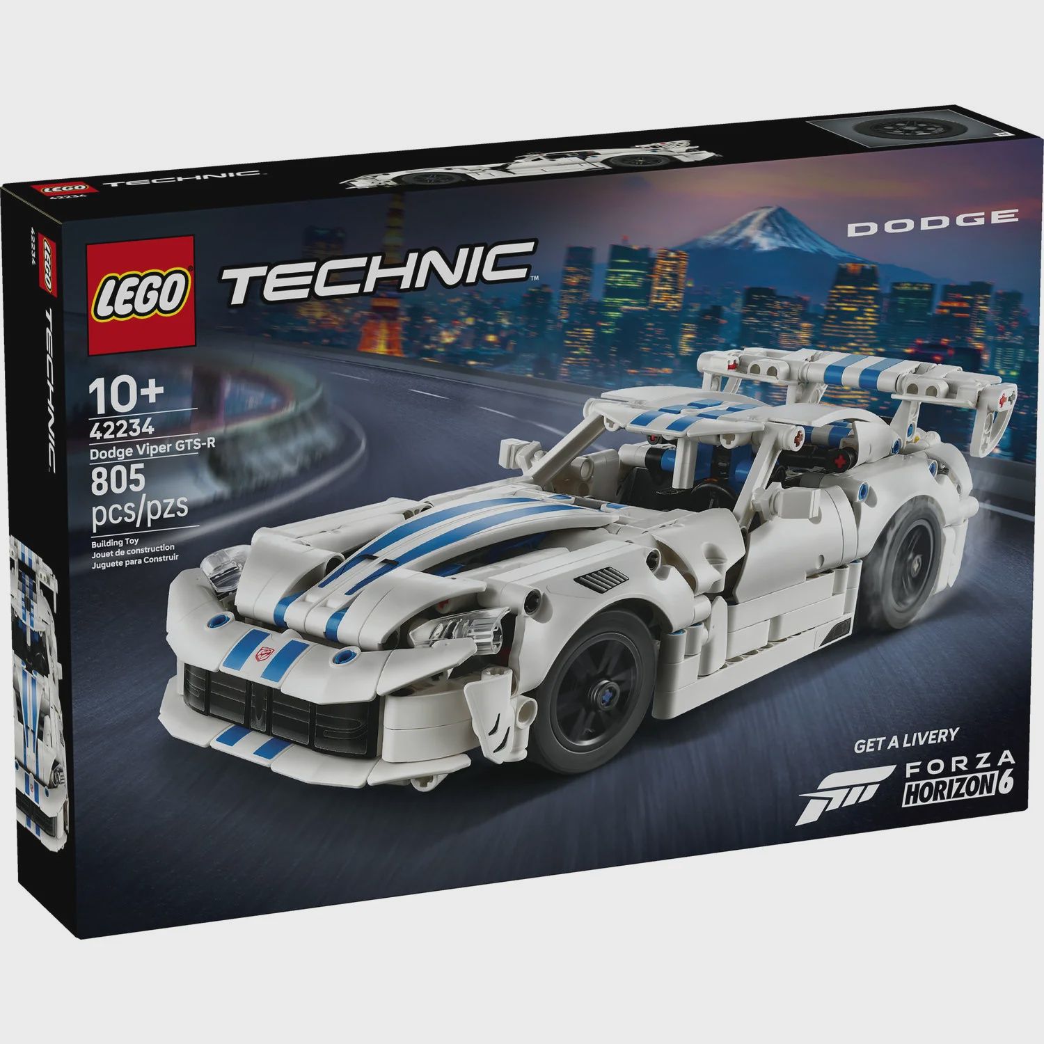 LEGO DODGE VIPER GTS-R SPORTS CAR 42234