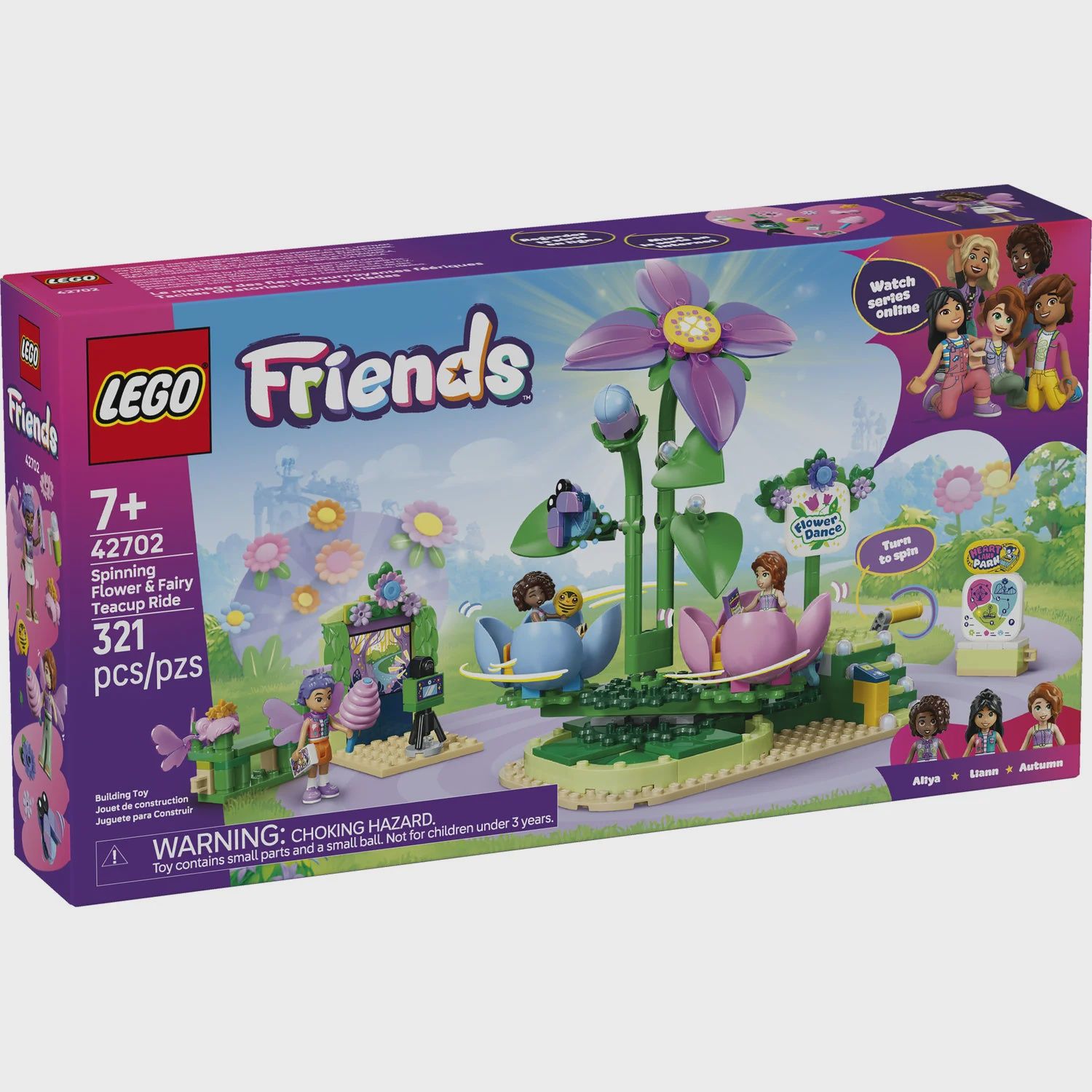LEGO SPINNING FLOWER &amp; FAIRY TEACUP RIDE 42702