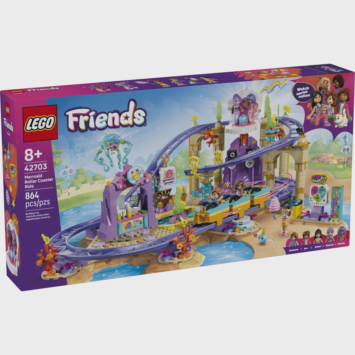 LEGO MERMAID ROLLER COASTER RIDE 42703