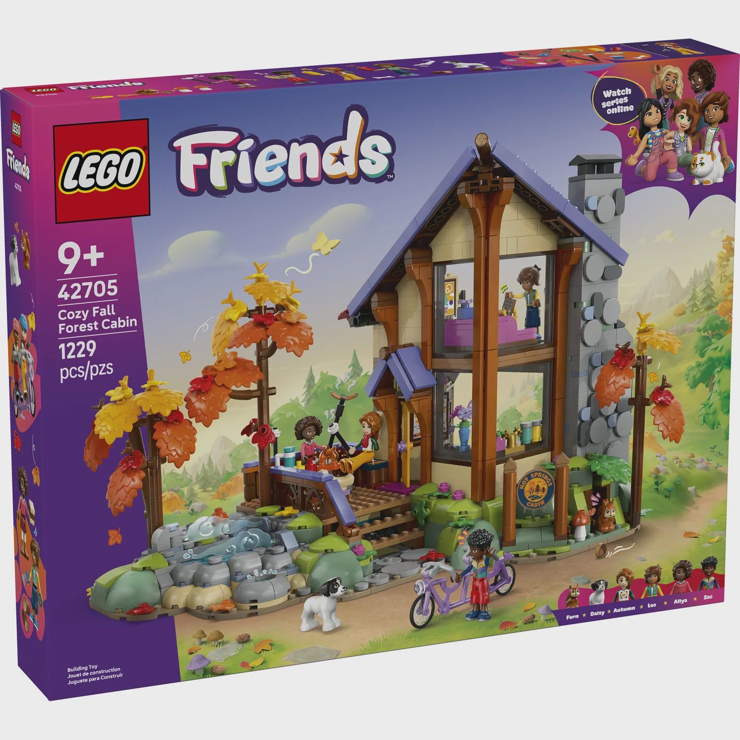 LEGO COZY FALL FOREST CABIN 42705