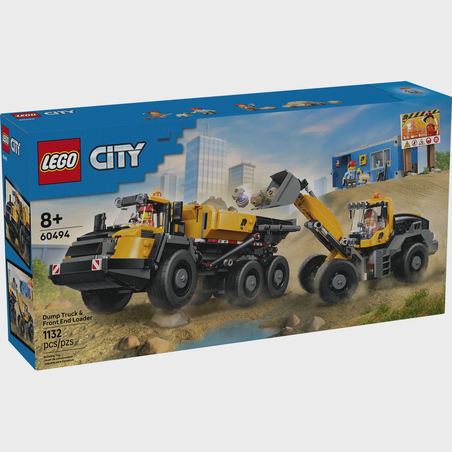 LEGO DUMP TRUCK &amp; FRONT END LOADER 60494