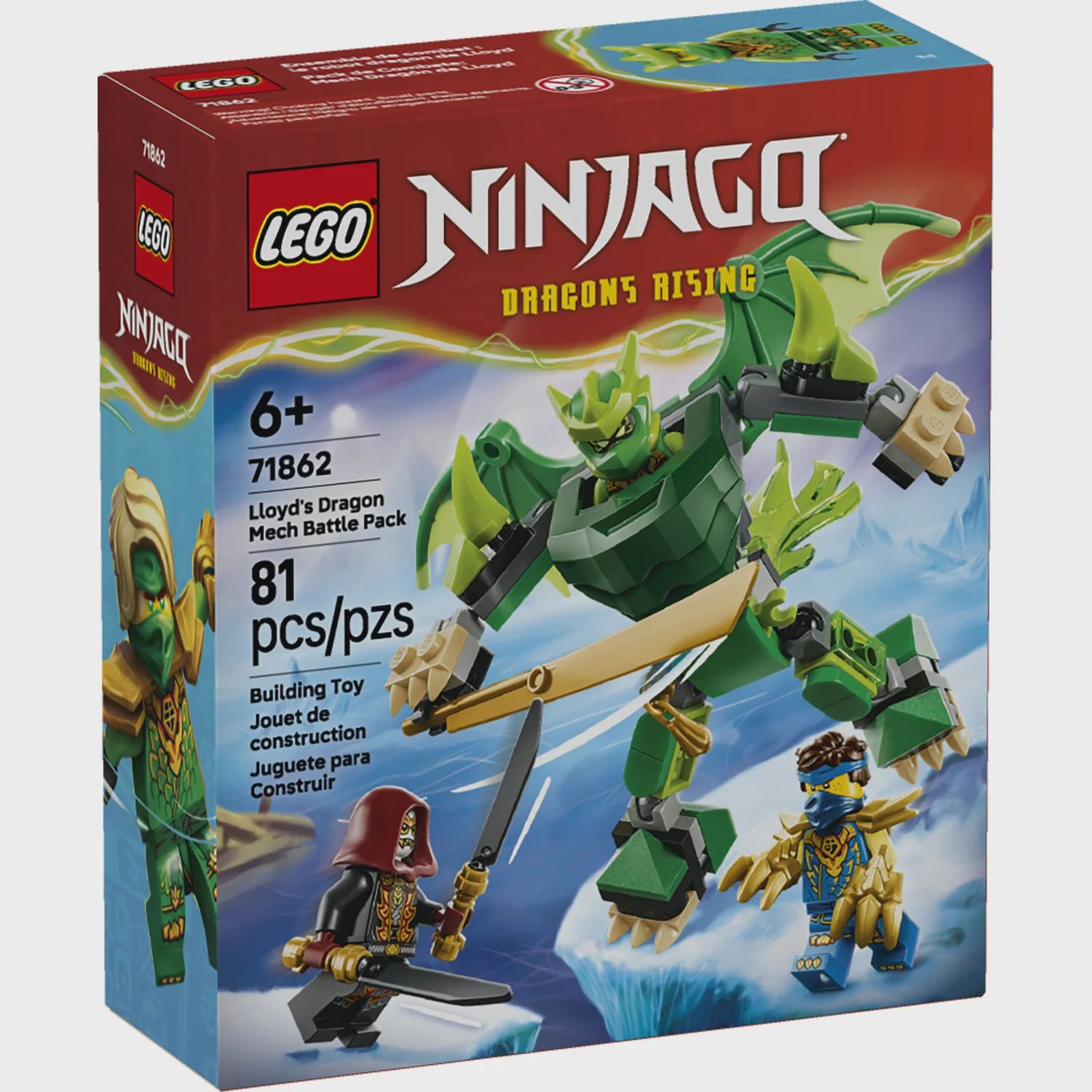 LEGO LLOYD'S DRAGON MECH BATTLE 71862