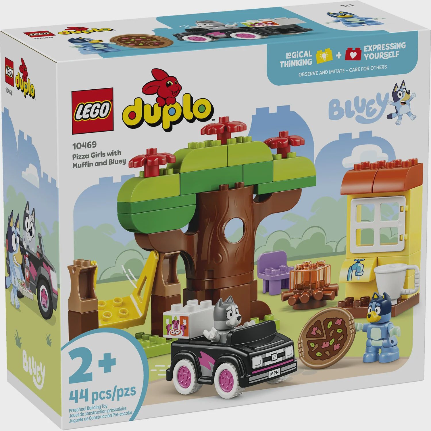 LEGO PIZZA GIRLS WITH MUFFIN AND BLUEY 10469