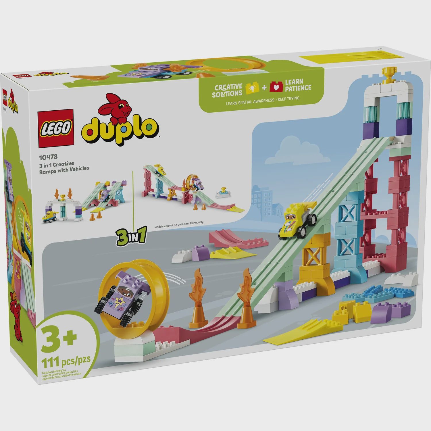 LEGO 3 IN 1 CREATIVE RAMPS WITH VEHICLE 10478
