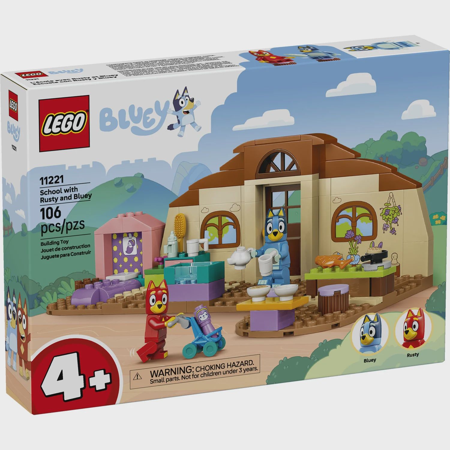 LEGO SCHOOL WITH RUSTY AND BLUEY 11221