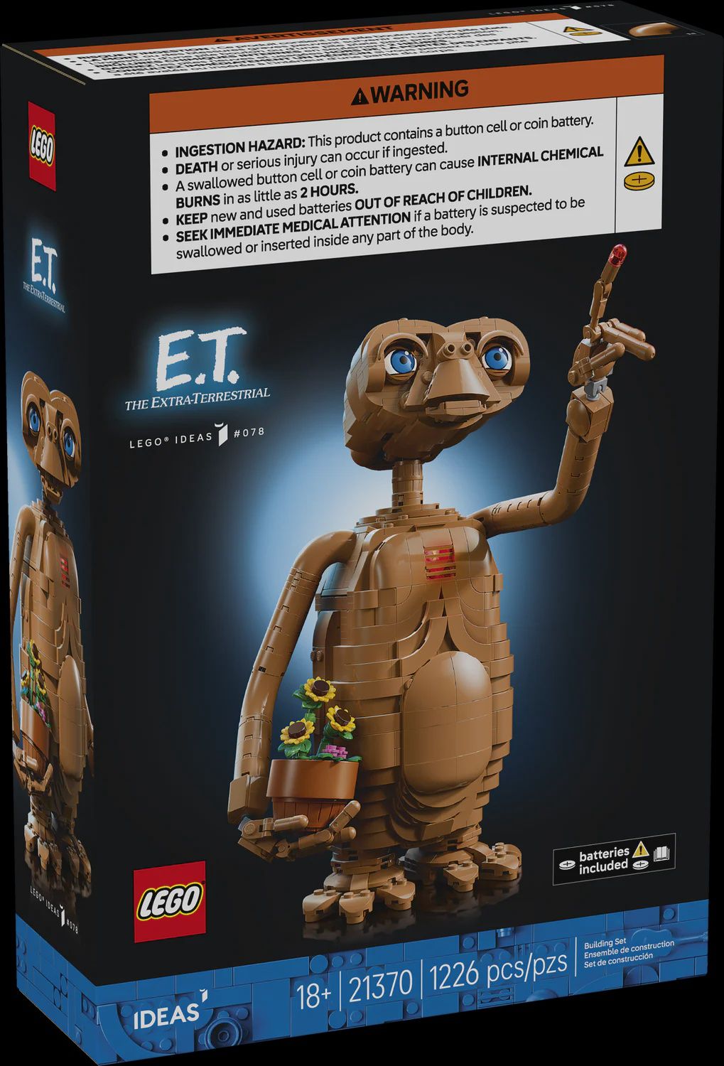 LEGO E. T. THE EXTRA- TERRESTRIAL 21370