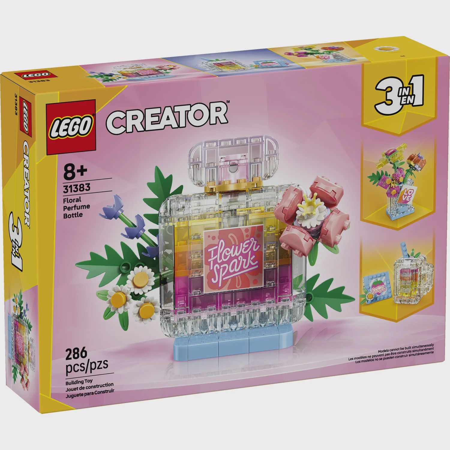 LEGO FLORAL DECOR PERFUME BOTTLE 31383