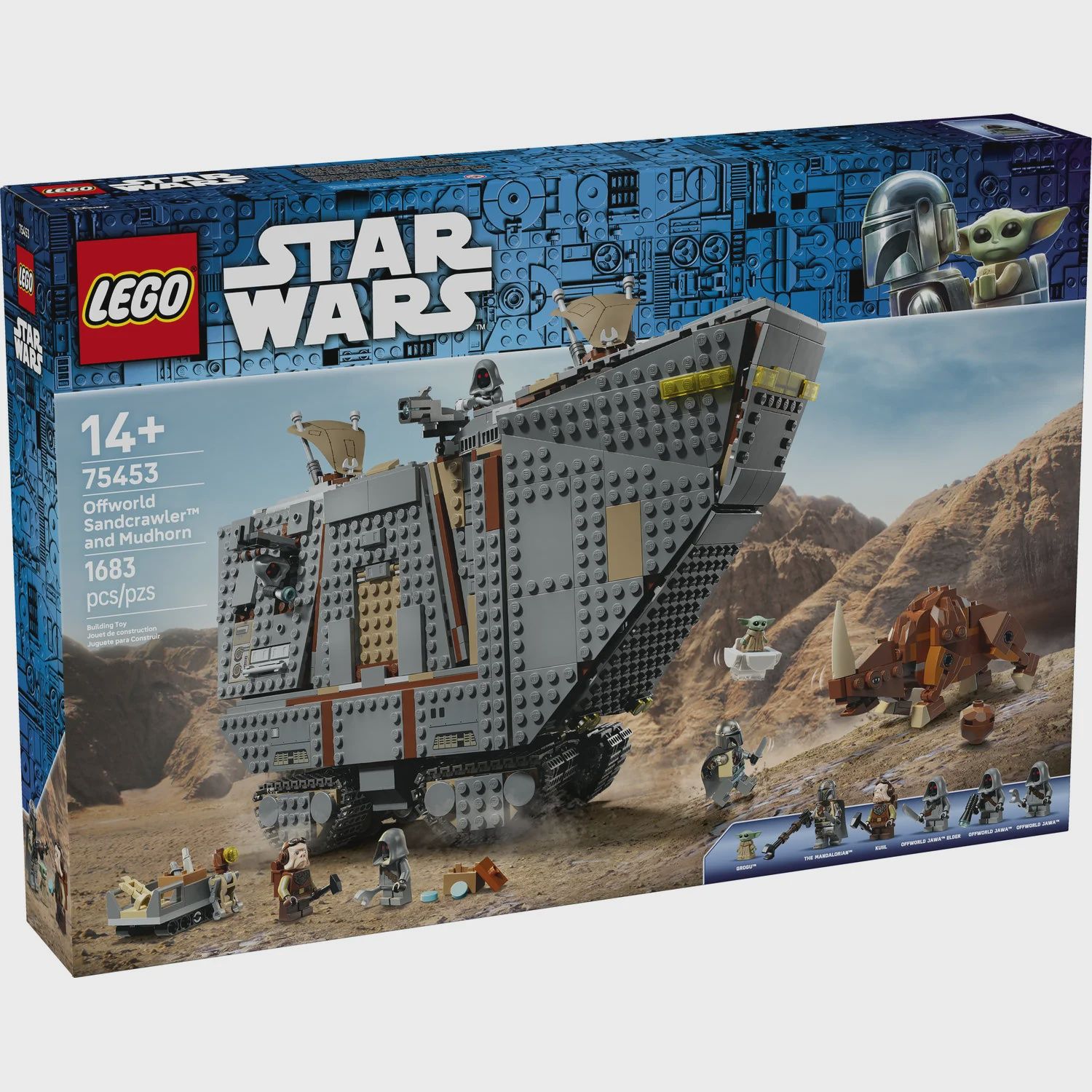 LEGO OFFWORLD SANDCRAWLER AND MUDHORN 75453