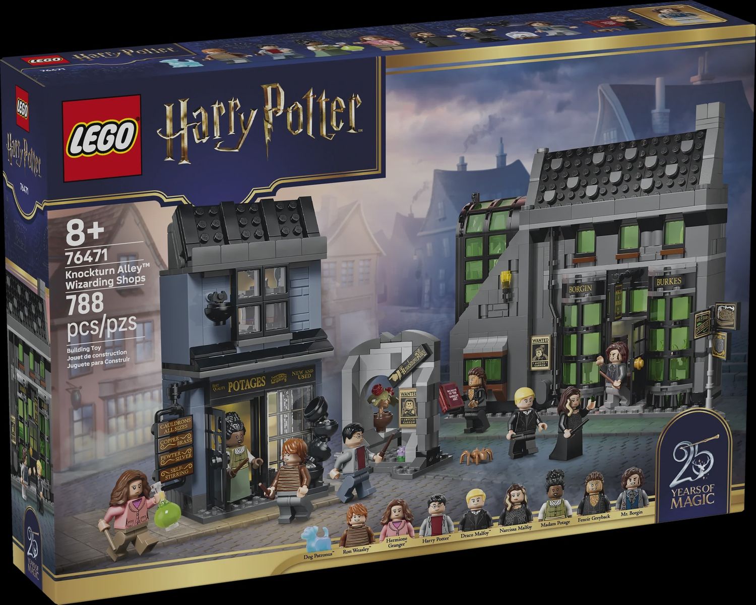 LEGO KNOCKTURN ALLEY WIZARDING SHOPS 76471