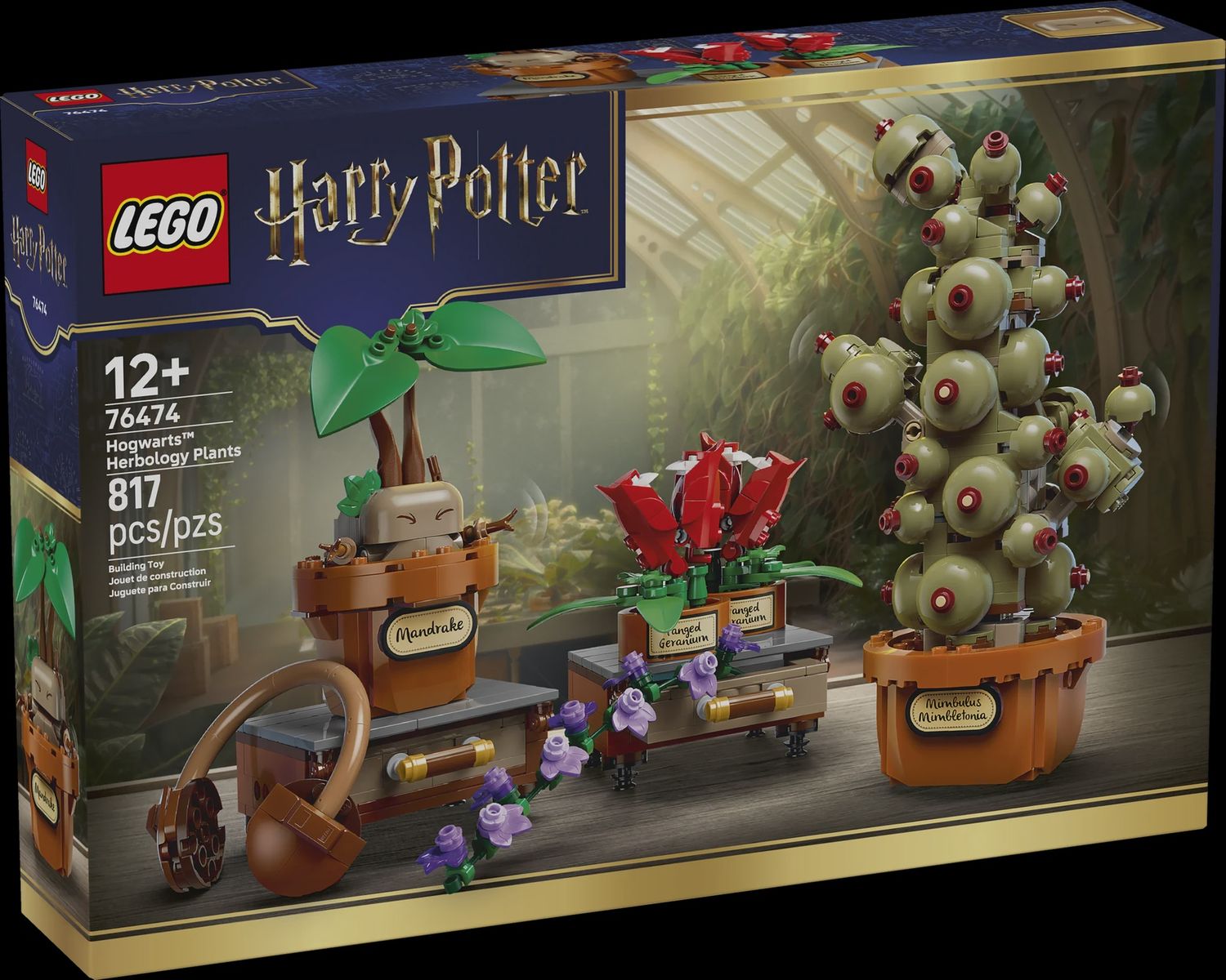 LEGO HOGWARTS HERBOLOGY PLANTS 76474