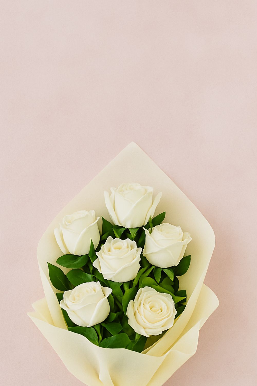 Serene White Rose Bouquet