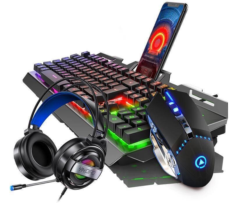Keyboard Mouse Headset Gaming Set
