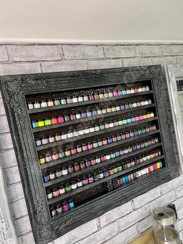 LYNDA    Acrylic Powder / Glitter Display – ORNATE Large