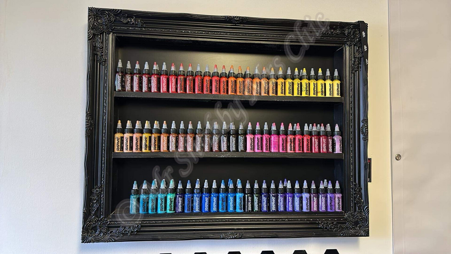 SAM   Tattoo Ink Display – Large ORNATE Landscape