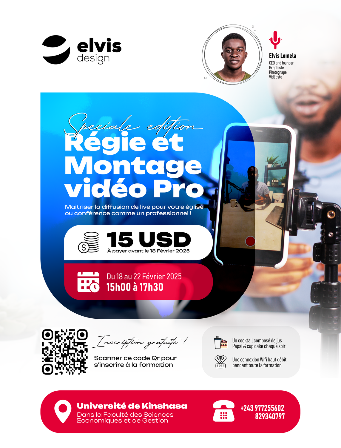 Conception d&#39;affiche &amp; Formations