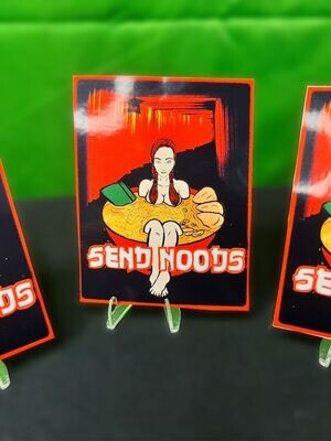 Send Noods Glossy Stickers (set of five)