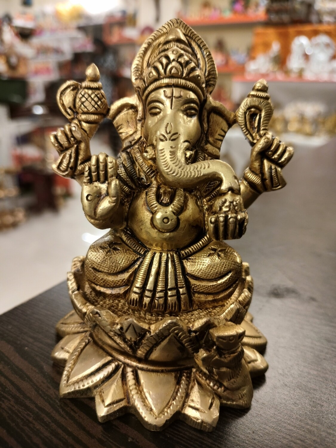 Ganesha brass idol