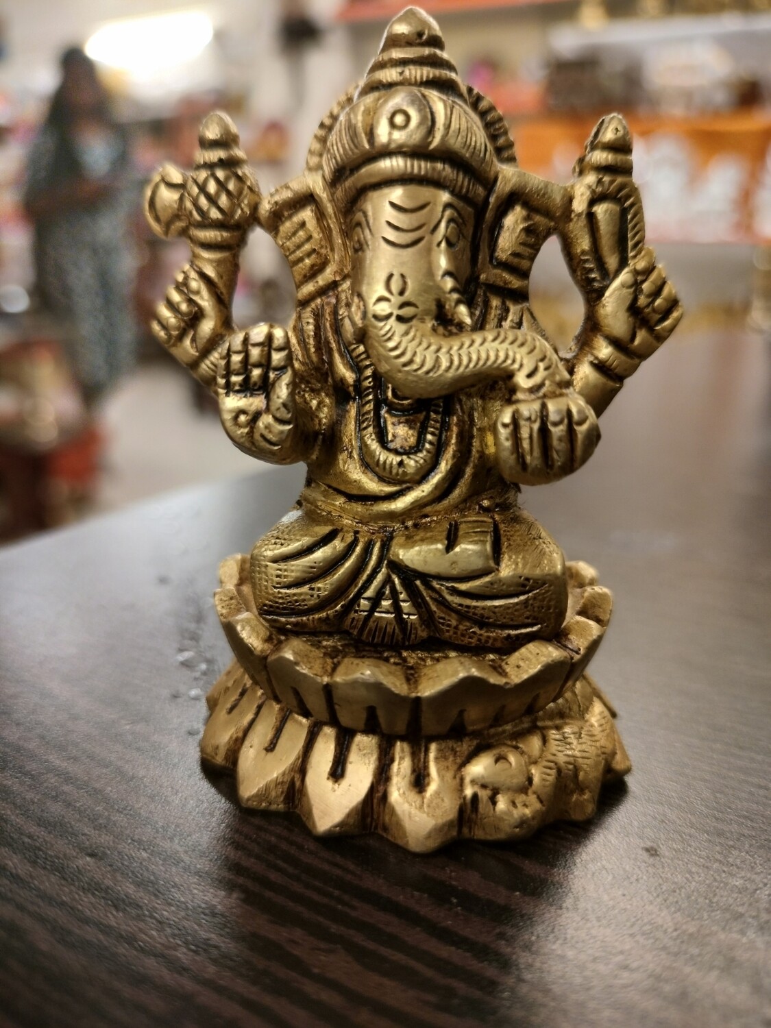 Ganesha brass idol