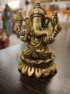 Ganesha brass idol