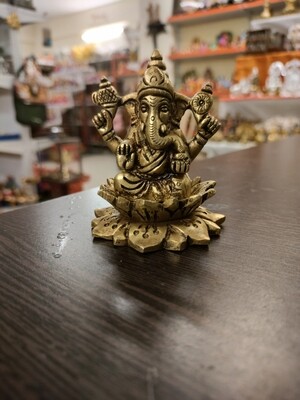 Ganesha brass idol