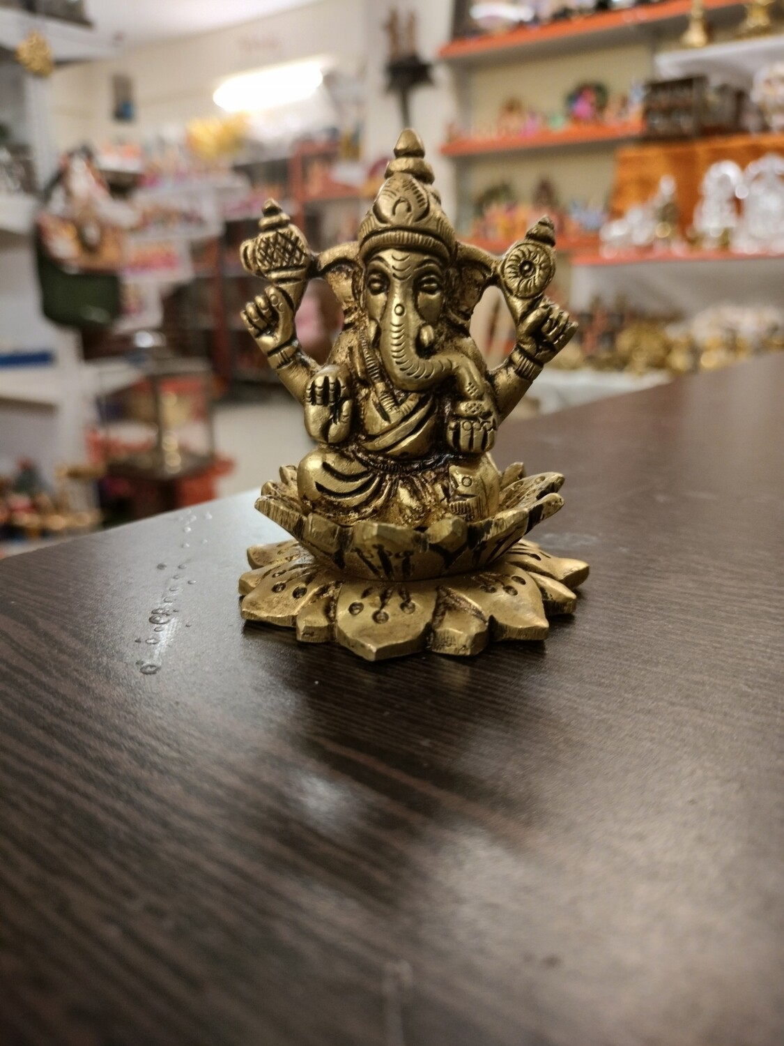 Ganesha brass idol