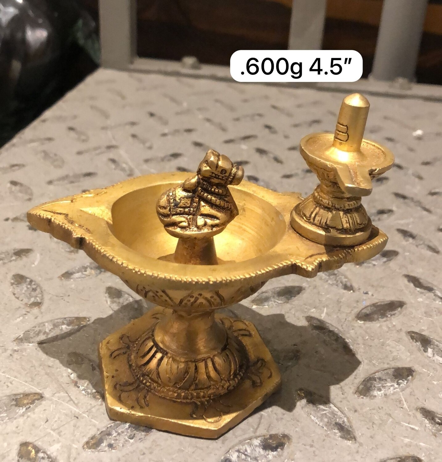 Brass Shiva lingam deepam