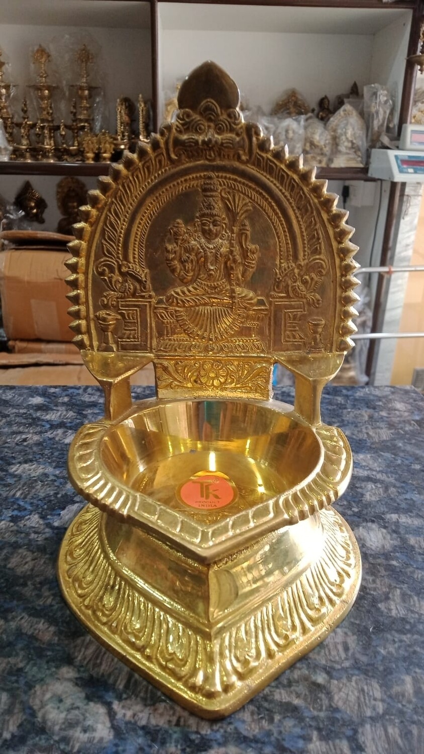 Brass Kamakshi deepam