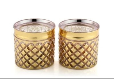 Crystal multipurpose jar - 2pcs