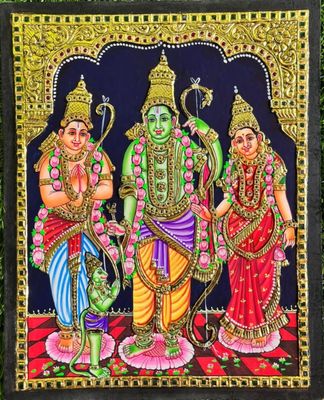 Kothanda Ramar  Tanjore painting